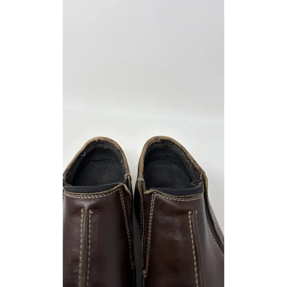 Dr. Martens England Men’s Sz 9 US Brown Leather Slip On Loafers Shoes 9729